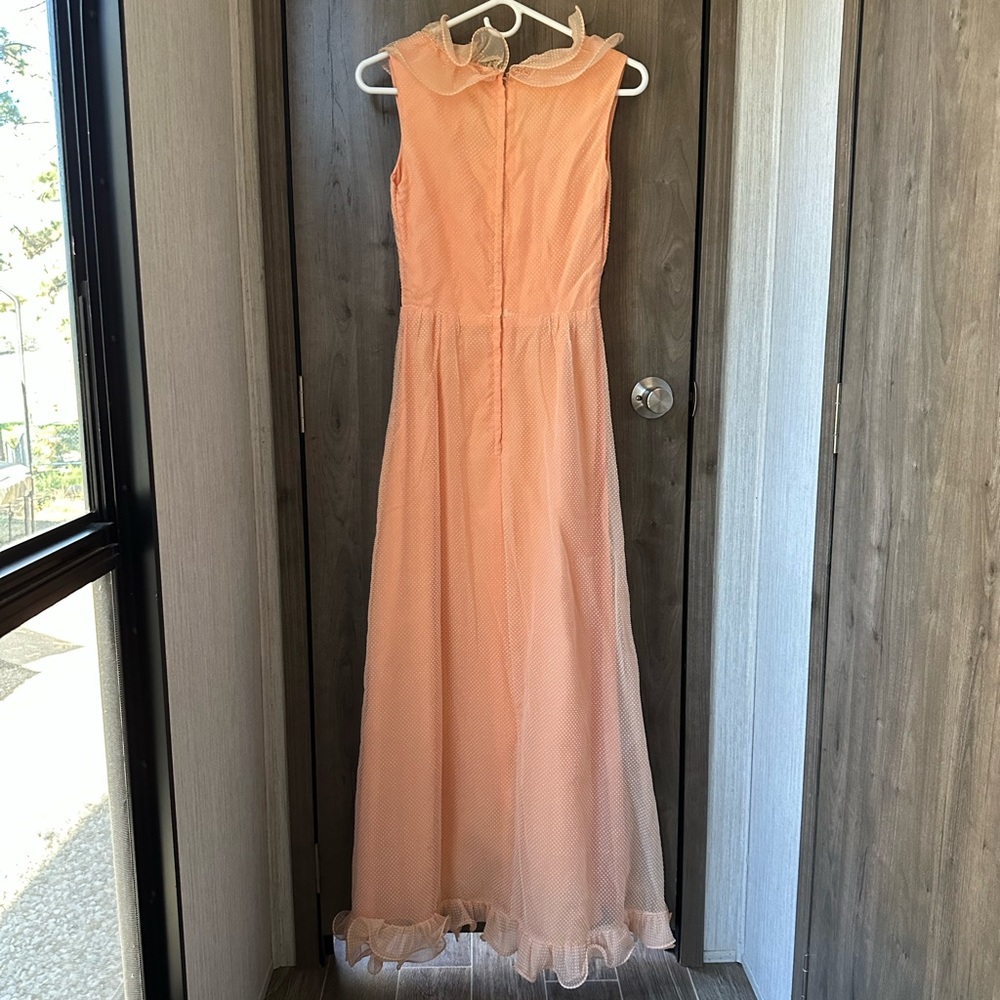 Handmade Ruffled Maxi Dress - Picture 2 of 4